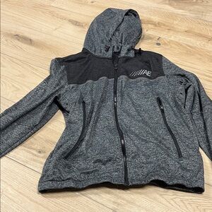 American Eagle Outfitters Charcoal and Black Hoodie